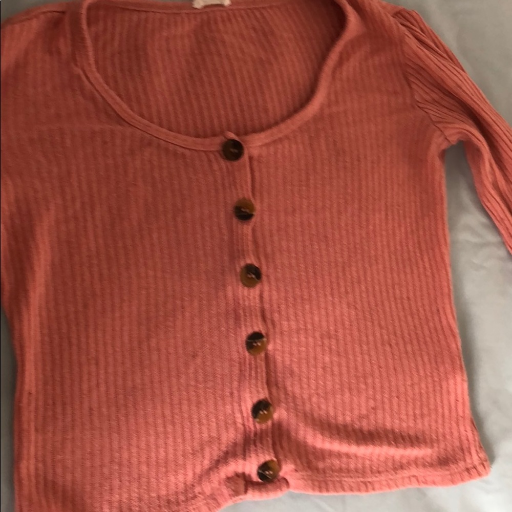 Pink garage long sleeves shirt
